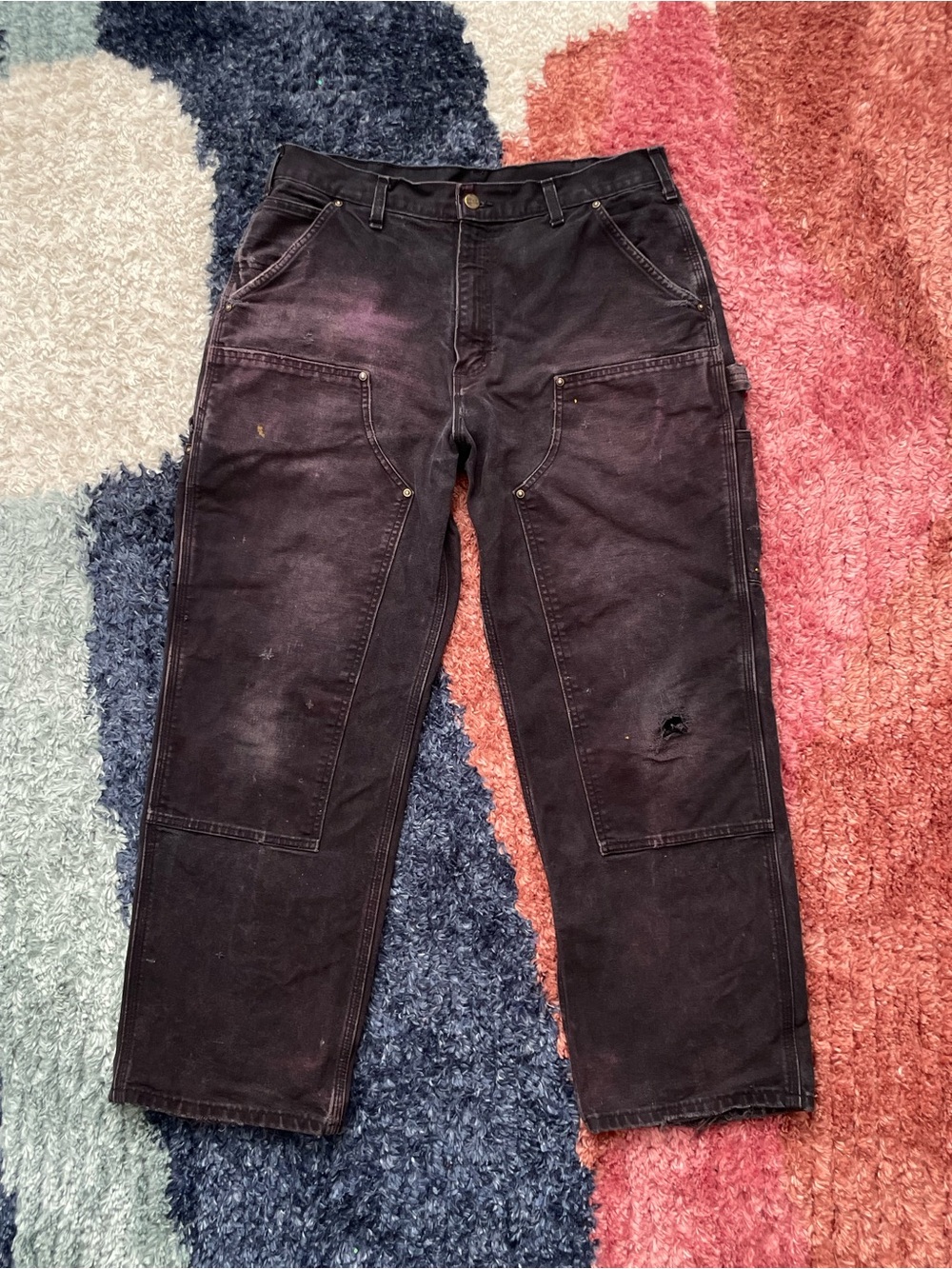 Distressed Carhartt Double Knee Pants